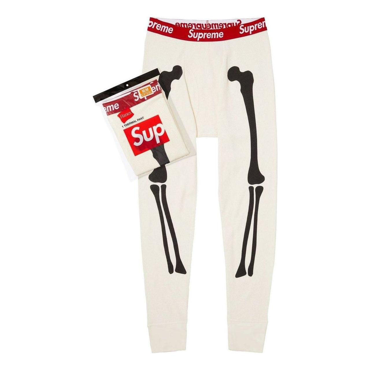 Supreme x Hanes Bones Thermal Pant (1 Pack) 'Natural' FW25A30-NATURAL