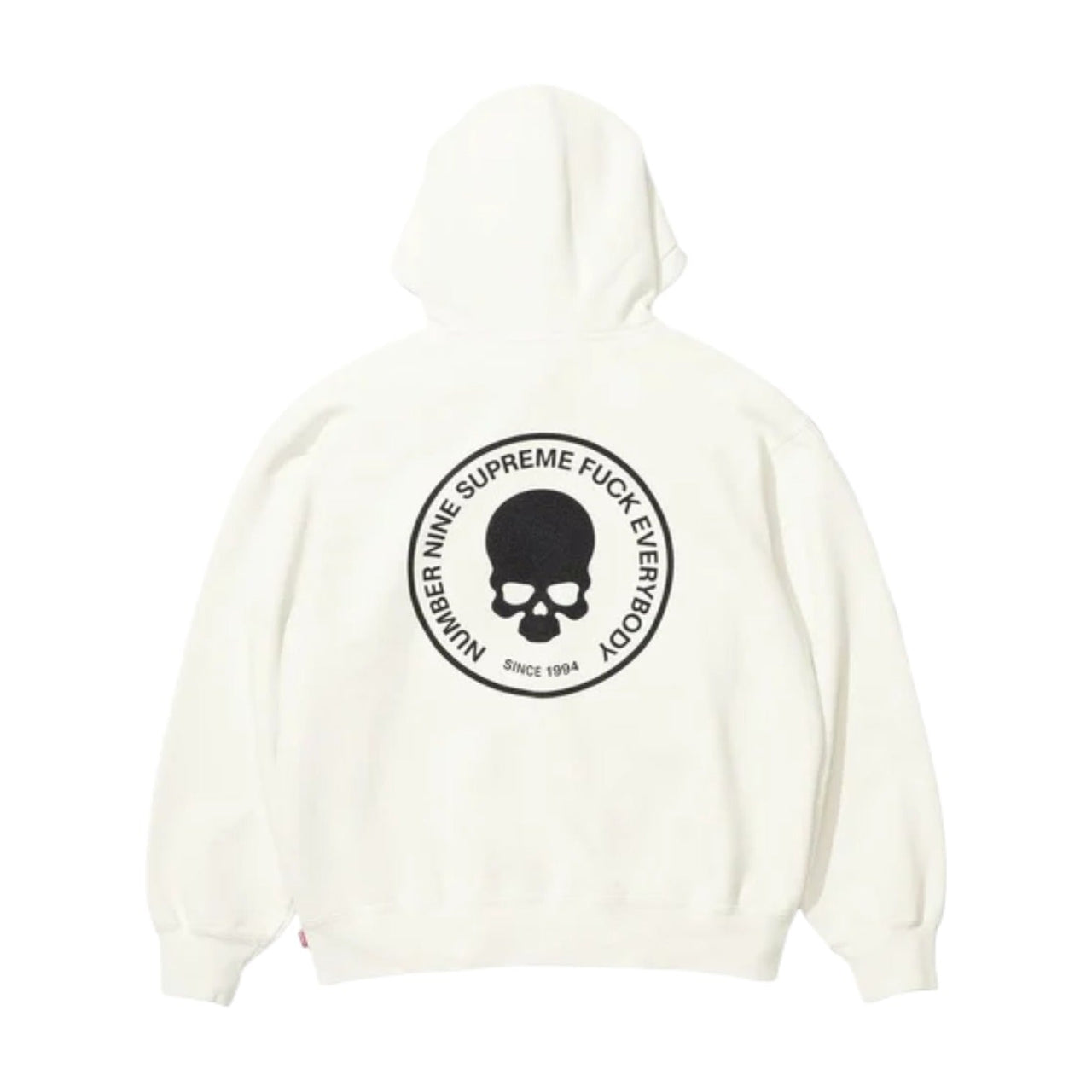 Supreme FW25 x Number (N)ine Hooded Sweatshirt 'White' SUP-FW25-266-WH