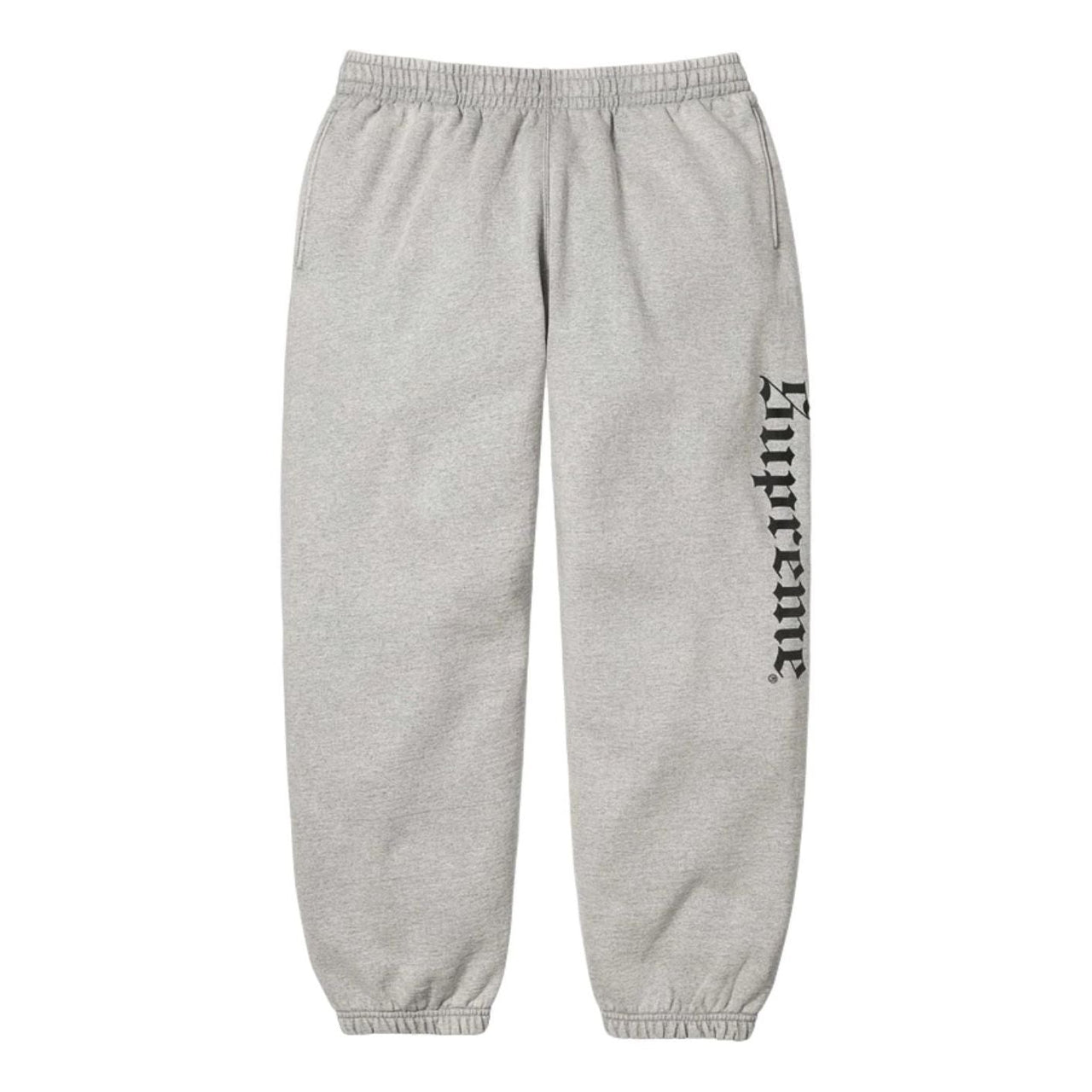 Supreme FW25 Washed Old English Sweatpant 'Heather Grey' SUP-FW25-190-GR