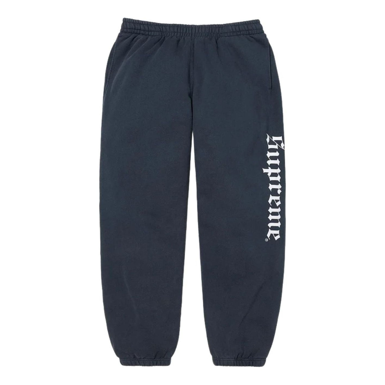 Supreme FW25 Washed Old English Sweatpant 'Navy' SUP-FW25-190-NA