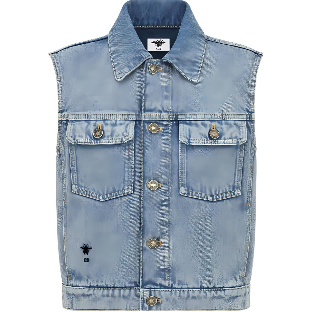 DIOR Sleeveless Jacket 'Blue'