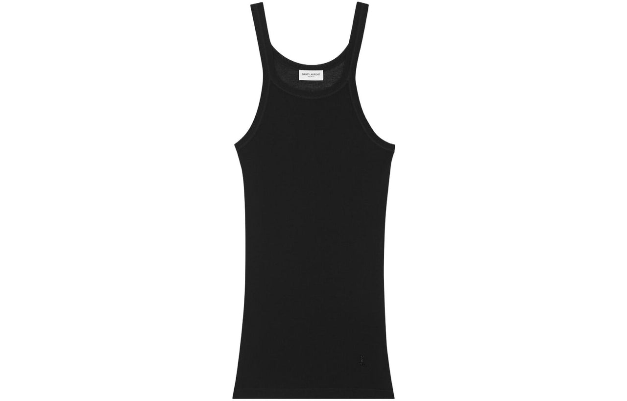 SAINT LAURENT SS23 Tank Top Women's Black