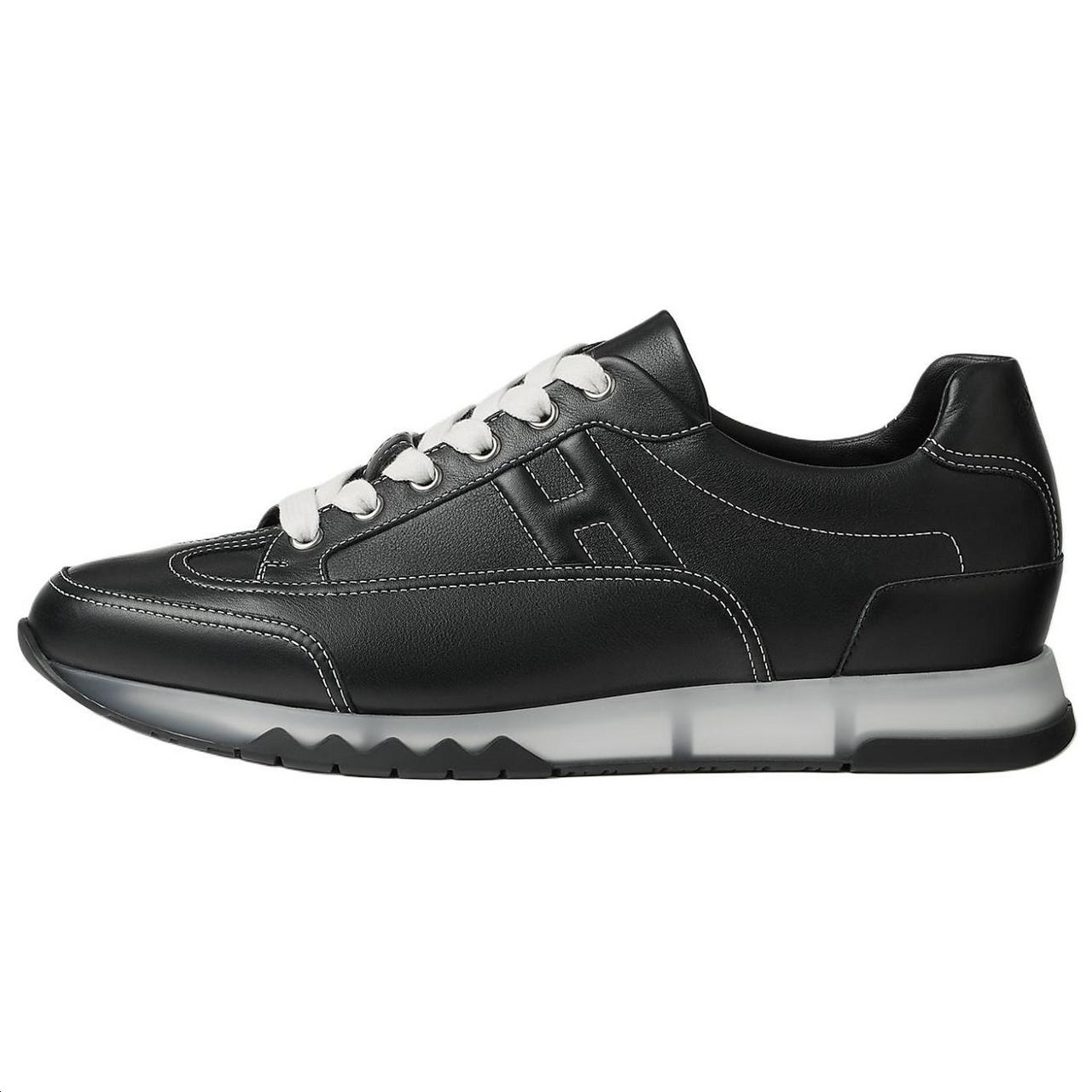 HERMES Trail Low-Top Casual Shoes Men's Black