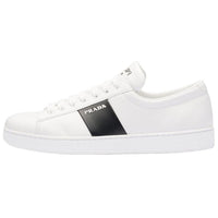PRADA Low Top Stylish Skateboarding Shoes Men's White