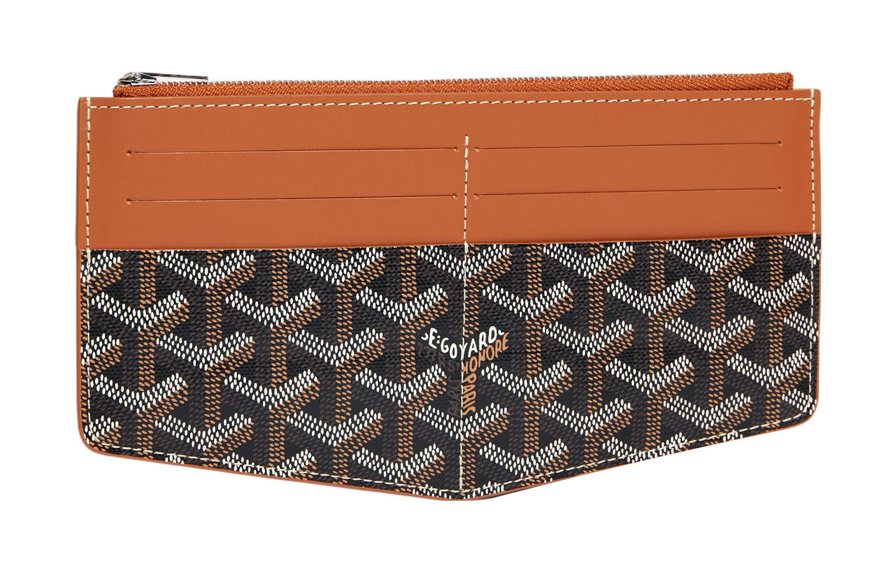 GOYARD Insert Louise Canvas With Leather Wallet Unisex Brown