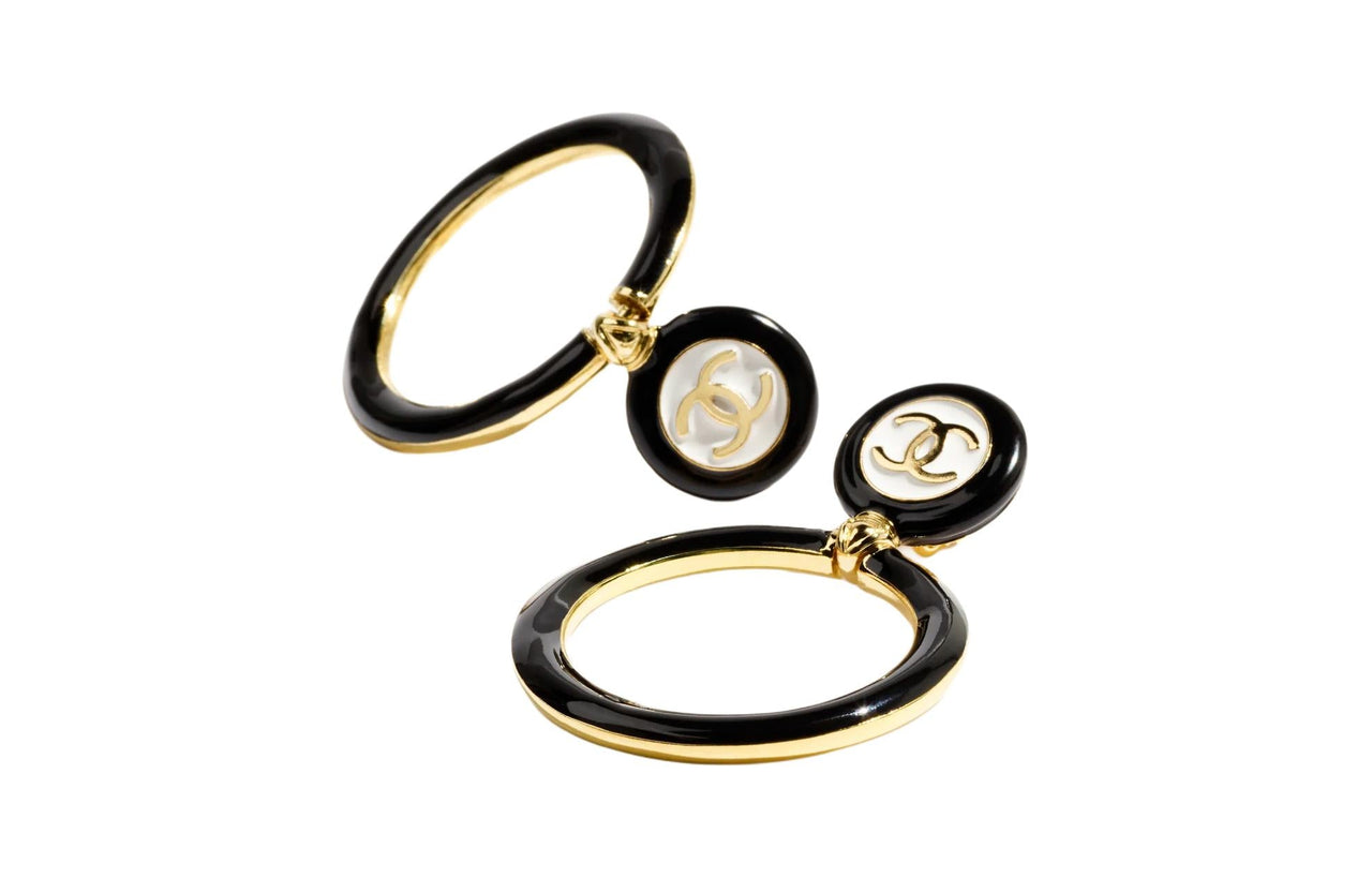 CHANEL - Earrings Women's Black