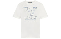 LOUIS VUITTON Stitch-Print T-Shirt For Men White