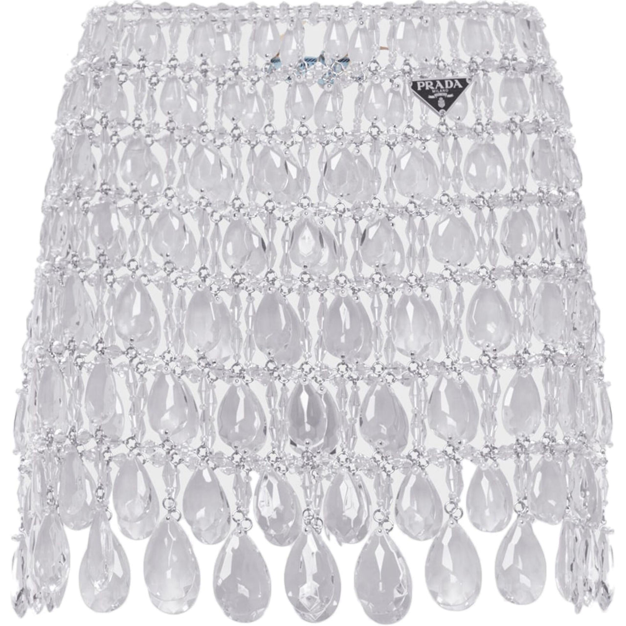 PRADA Casual Short Skirts Women's White