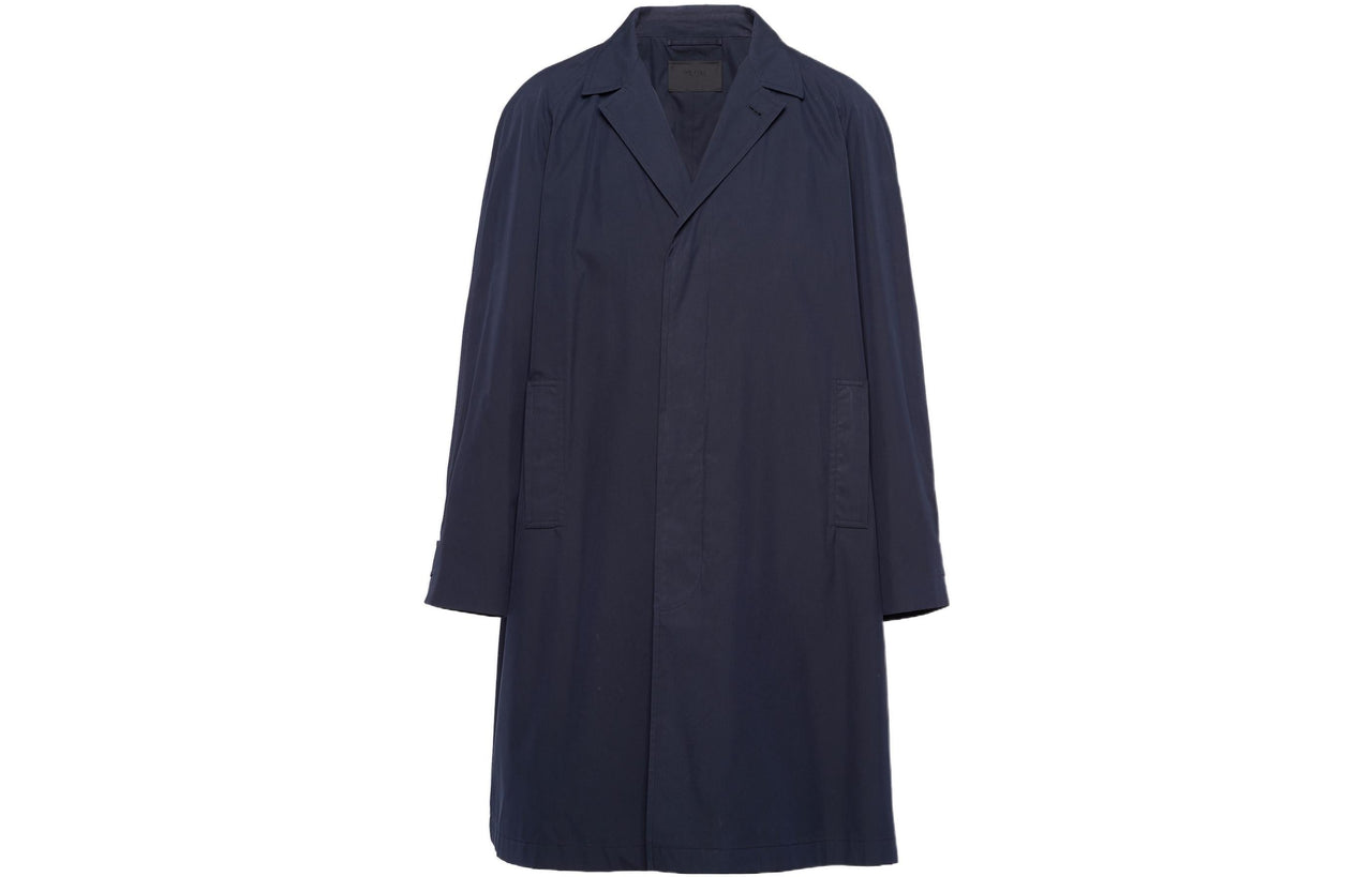 PRADA Coats Men Blue