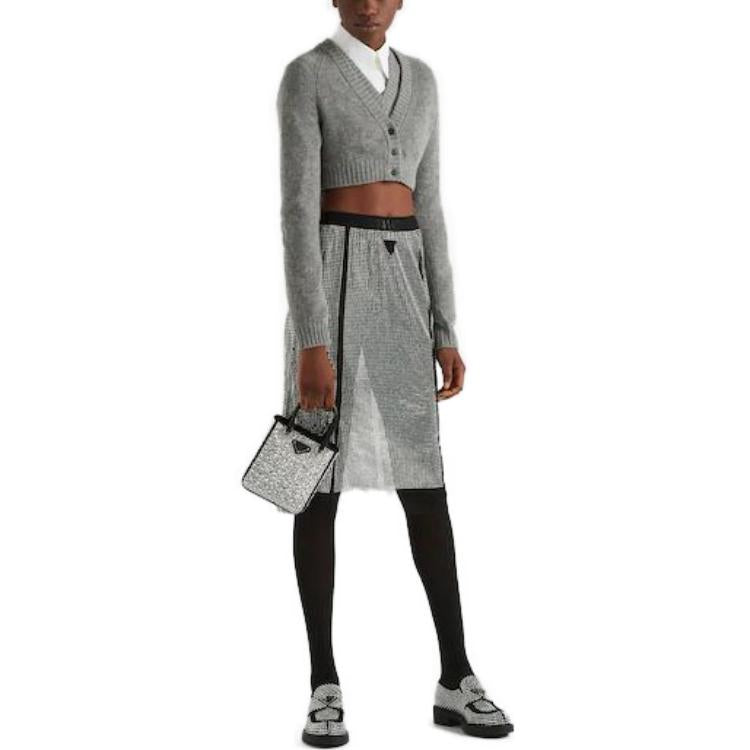 PRADA Casual Long Skirts Women's White