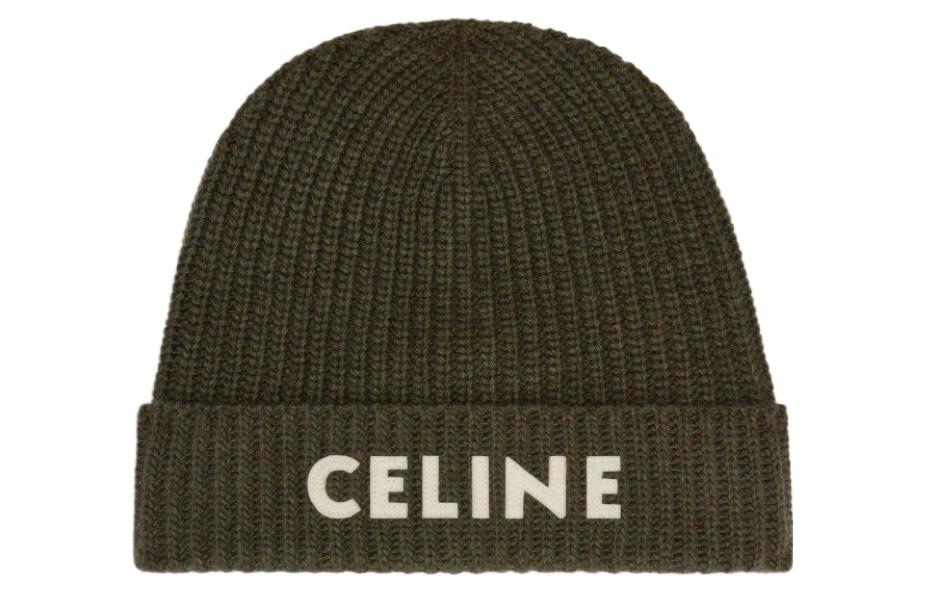 CELINE Beanies Men's Light Khaki