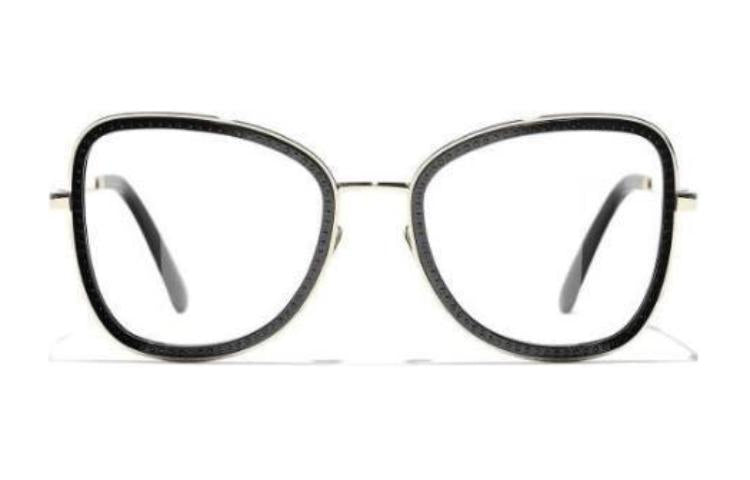 CHANEL - Butterfly Eyeglass Frames Women's Black