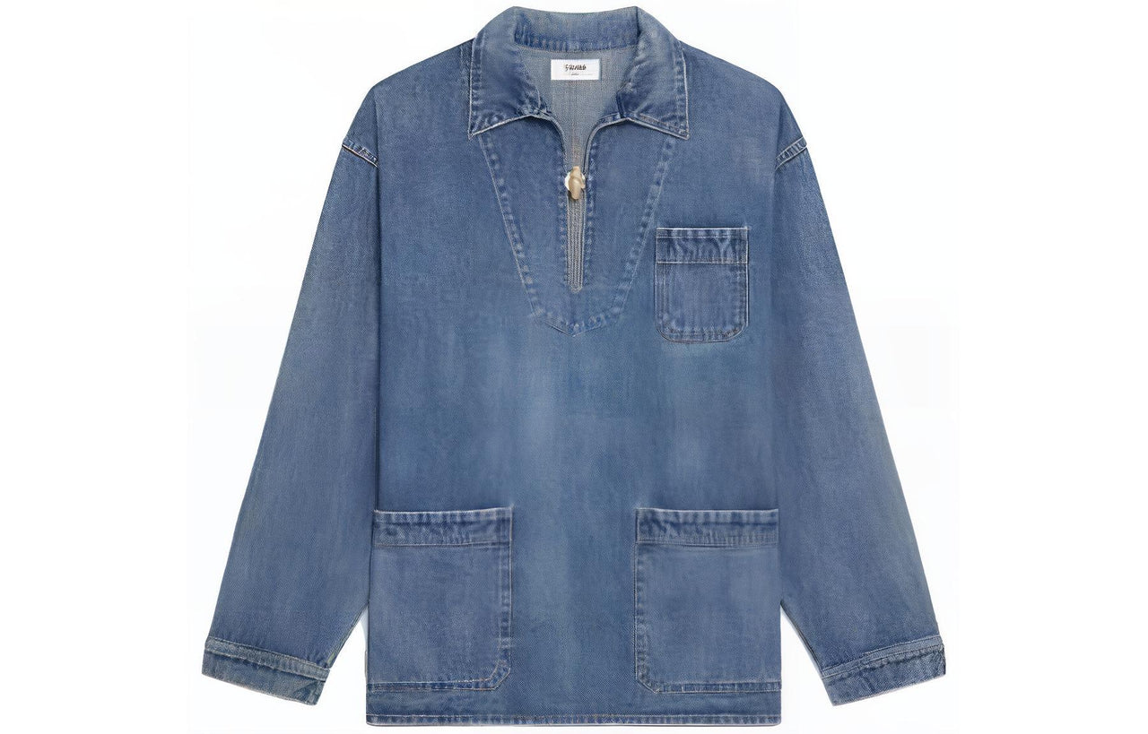 CELINE SS23 Denim Jacket Women's Denim Blue