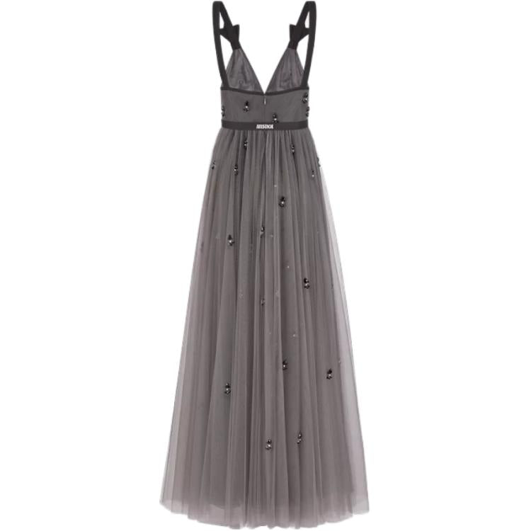 DIOR Slip Dresses Women's Gray