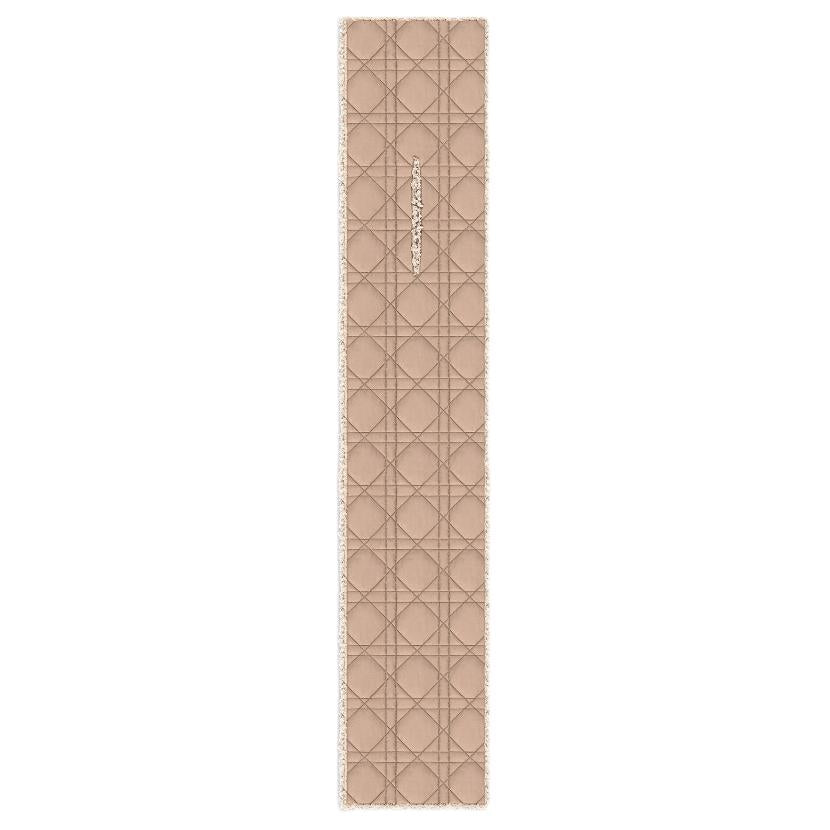 DIOR Polyester Knit Scarves Women's Beige