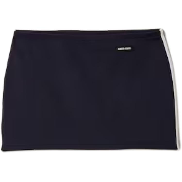 MIU MIU Casual Short Skirts Women's Marine Blue