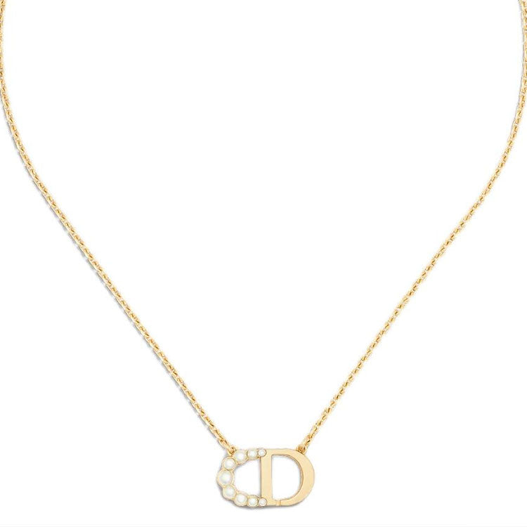 DIOR Metal Necklaces Women's Gold