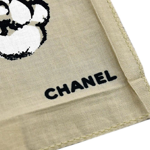 CHANEL 1990-2000s Camellia Scarf