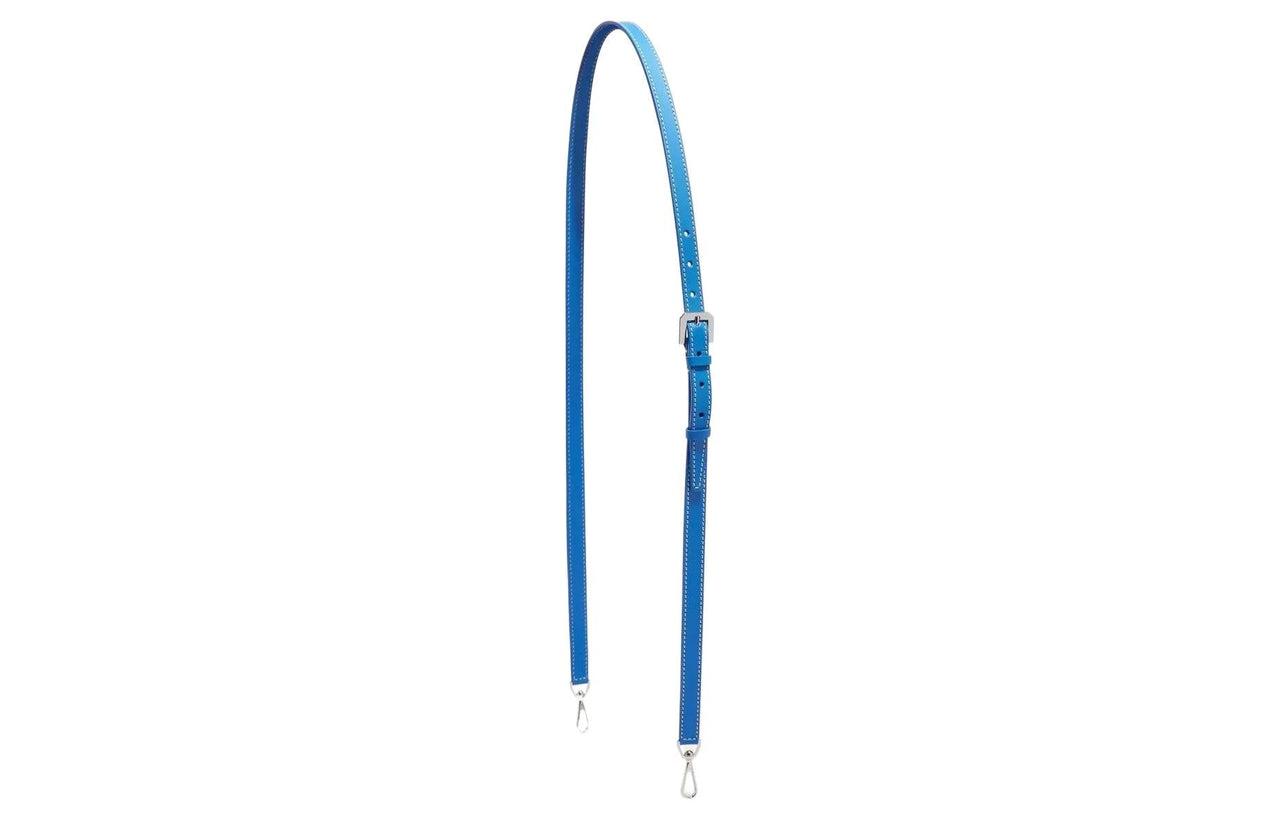 GOYARD Cow Leather Bag Straps Small Size Unisex Blue