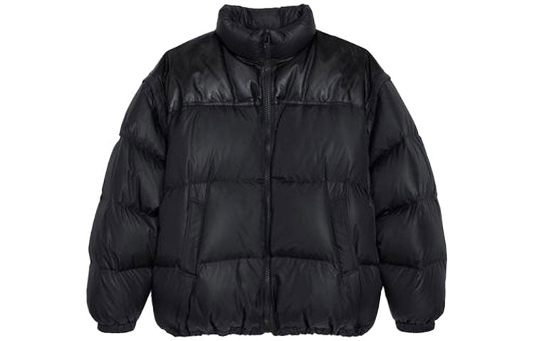CELINE Homme Leather Panelled Quilted Padded Shell Jacket