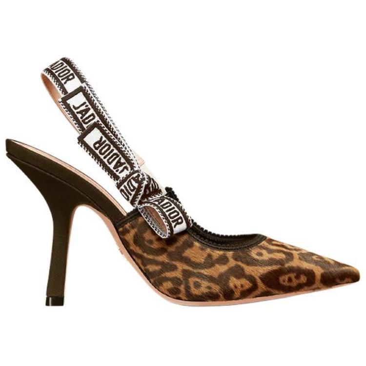 DIOR J'Adior Slim Heel High Heels 10cm Women's Brown