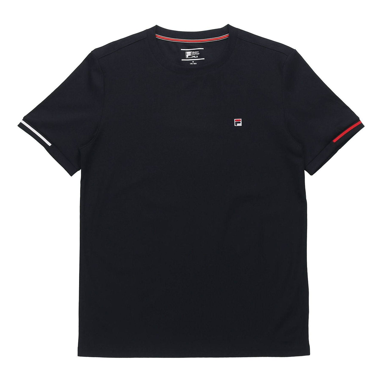 FILA Small Logo Jacquard Short Sleeve Navy Blue F11M031113F-NV