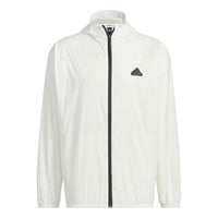 adidas Tech Lightweight Woven Jacket Asia Sizing 'White' IT3942