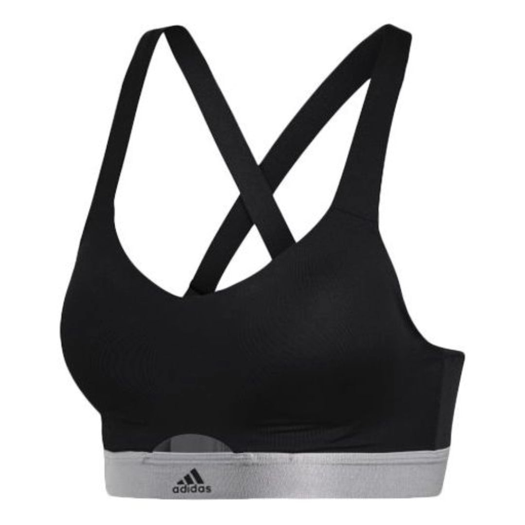 (WMNS) adidas Stronger For It Soft Bra Asia Sizing 'Black' D93108