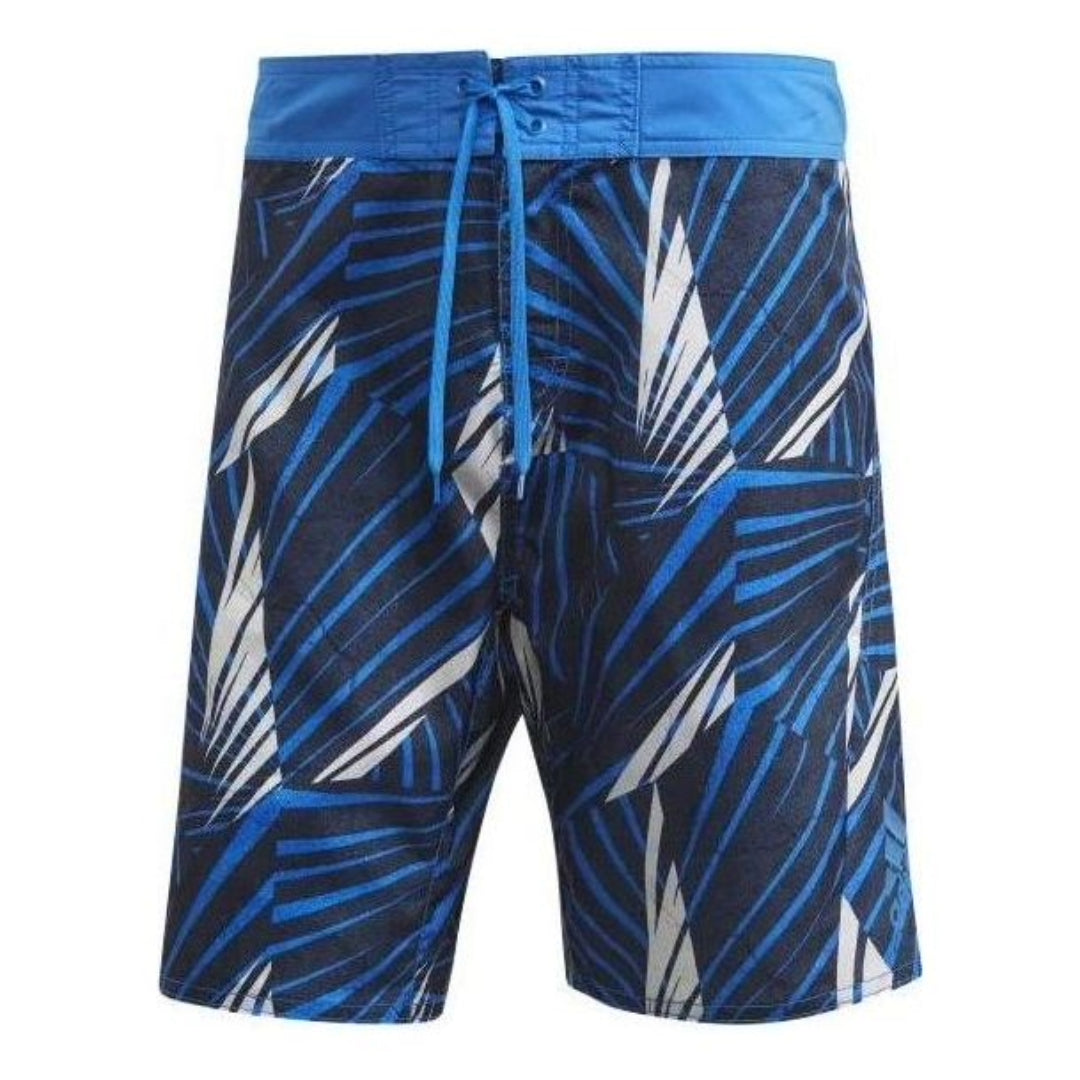 adidas Graphic Tech Swim Shorts 'Blue White' FJ3908