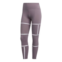 (WMNS) adidas Believe This 2.0 Geo Mesh 7/8 Tights Asia Sizing 'Purple White' FJ7177