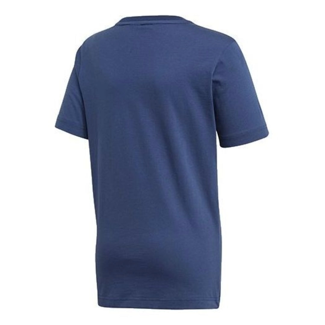 (GS) adidas Must Haves Badge of Sport T-Shirt Asia Sizing 'Blue White' FM6452