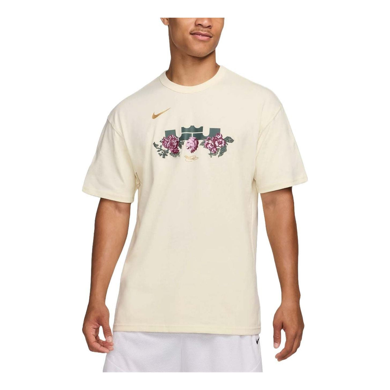 Nike LeBron Max90 Basketball T-Shirt 'Coconut Milk' FZ8073-113