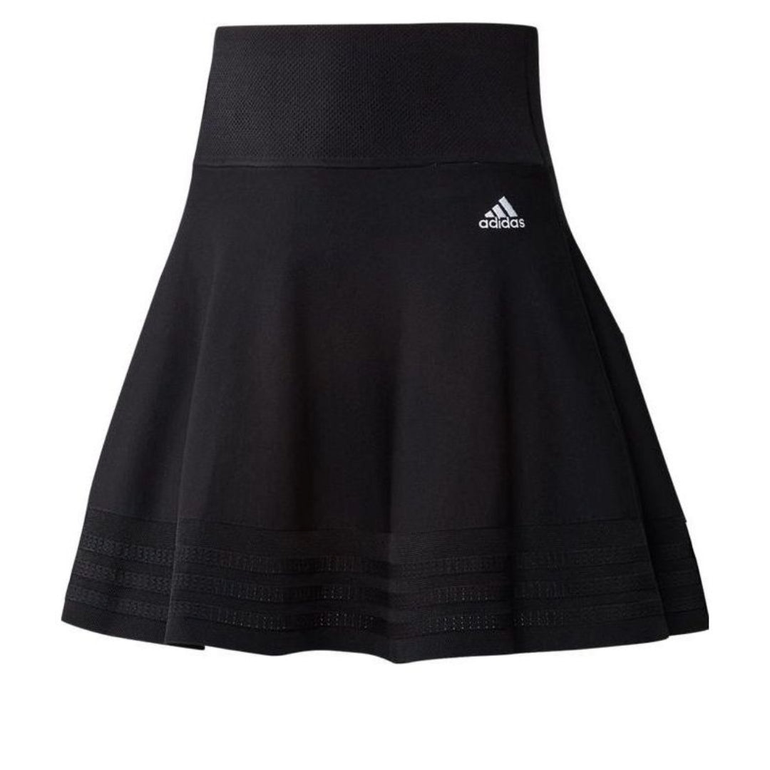 (WMNS) adidas Jacquard Knit Skirt Asia Sizing 'Black' GT3379