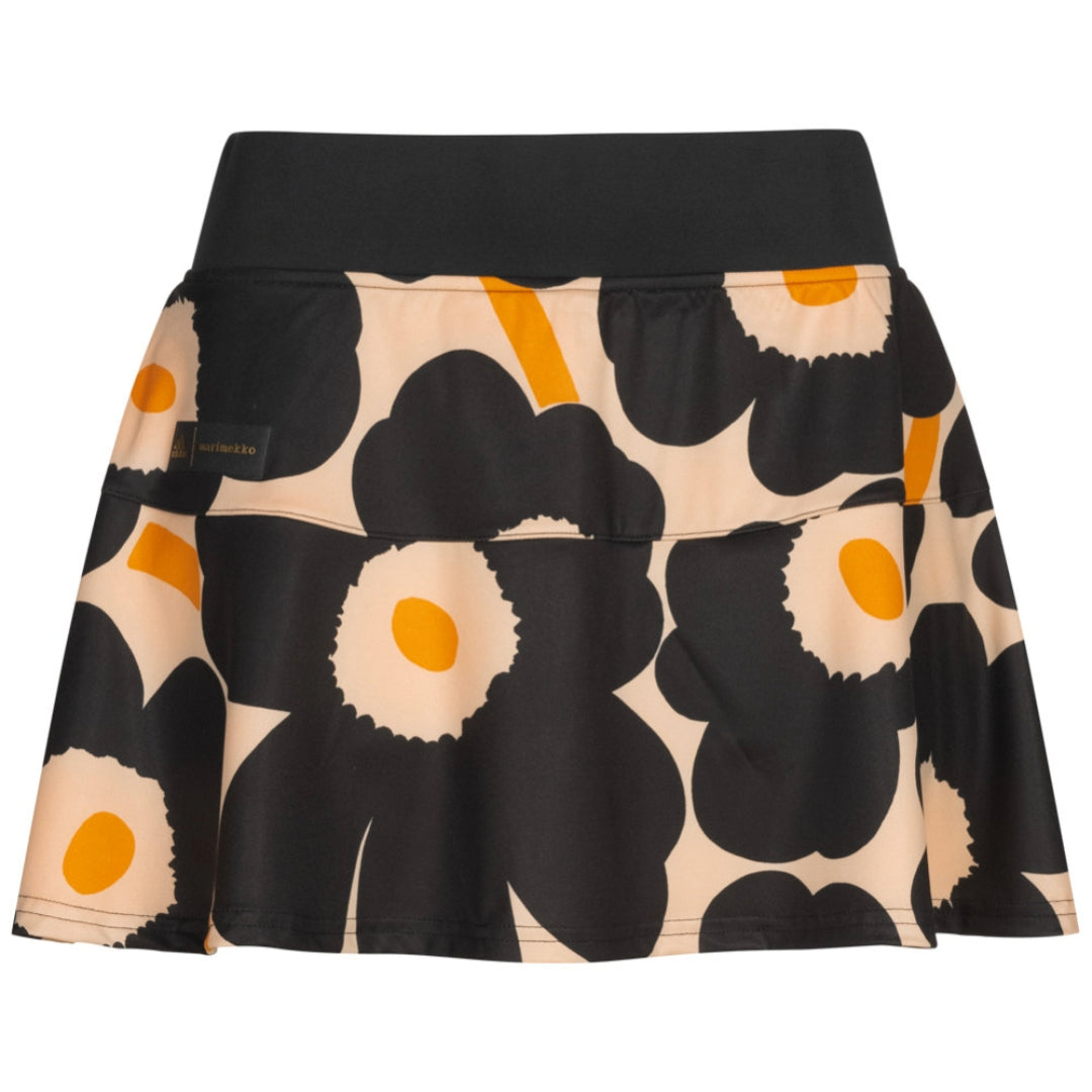 (WMNS) adidas Marimekko Tennis Match Skirt Asia Sizing 'Pink Black' GT6002