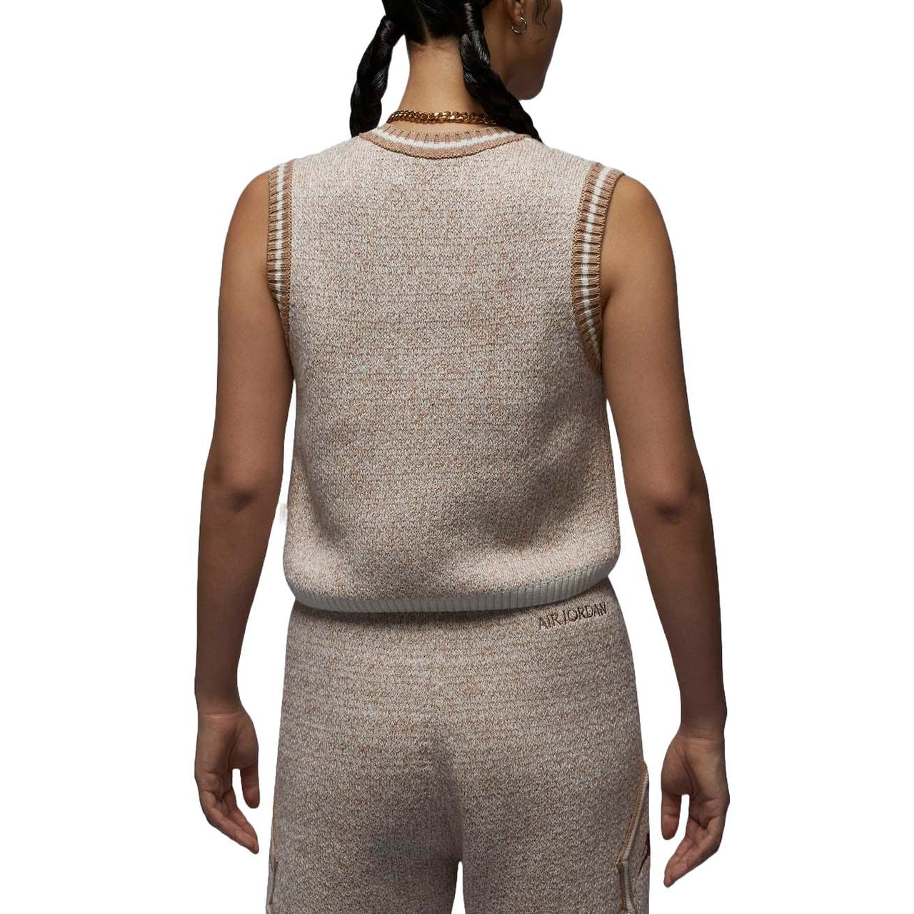 (WMNS) Air Jordan Knit Vest Asia Sizing 'Sail' FV7114-133