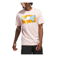 adidas x Simpsons Couch Graphic T-Shirt 'Light Pink' IM8028