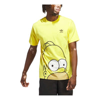 adidas x Simpsons Homer Graphic T-Shirt 'Yellow' IM8029
