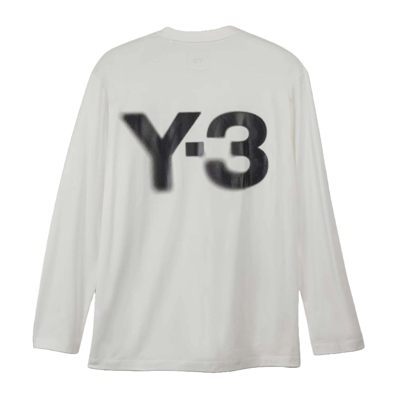 adidas Y-3 Logo Long Sleeve T-shirt 'Core White' JE9279