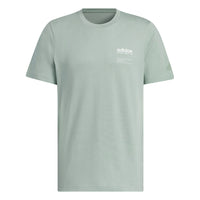 adidas Small Linear Logo T-Shirt Asia Sizing 'Green' JI9078