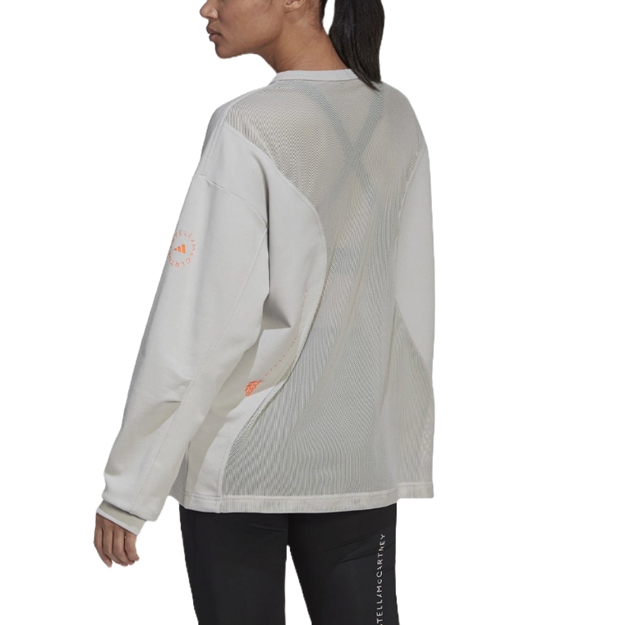 (WMNS) adidas by Stella McCartney Sweatshirt Asia Sizing 'Grey' H59965
