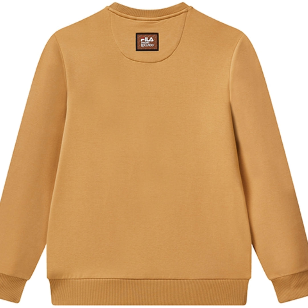 FILA Logo Graphic Sweater 'Tan Black' F11M118204F-YE
