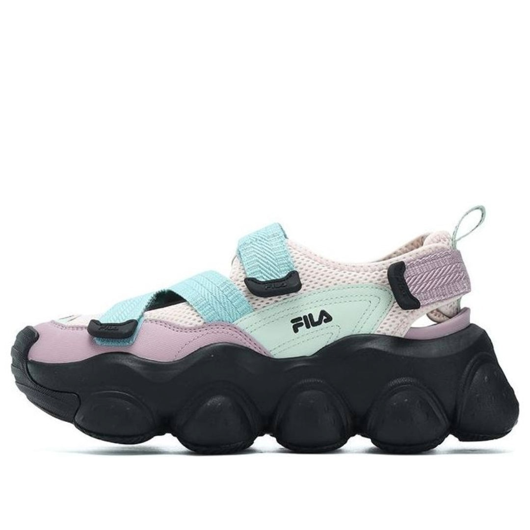 (WMNS) FILA Fragola Tracer shoes 'Black Pink Blue' F12W321403FSD
