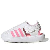 (TD) adidas Closed-Toe Summer Water Sandals 'White Pink' H06321