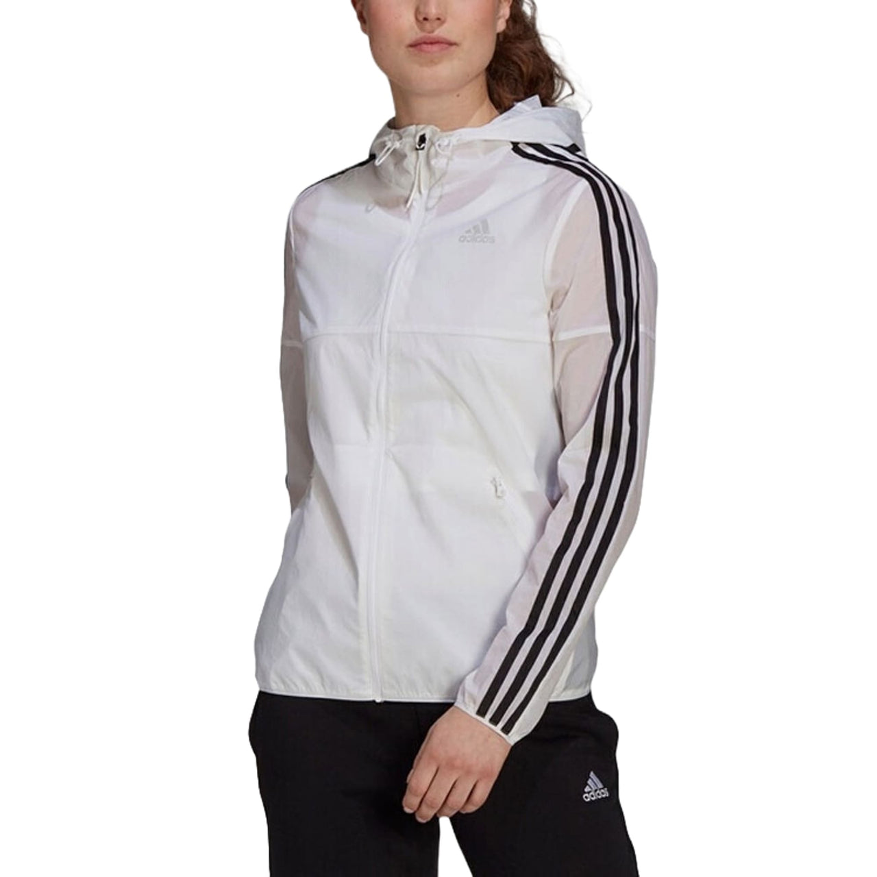 (WMNS) adidas Windbreaker Jacket Asia Sizing 'White' GQ0564