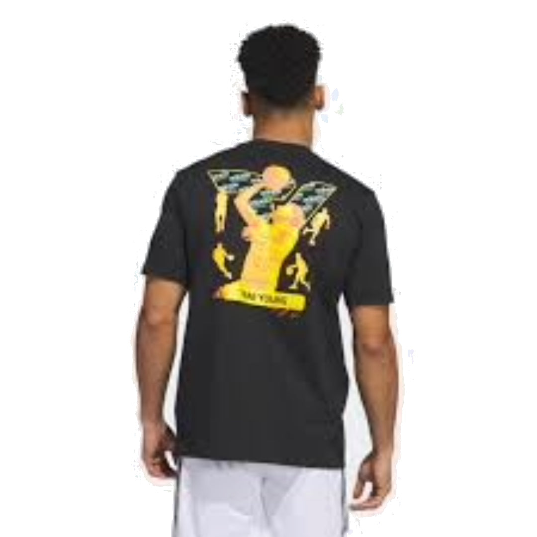 adidas Trae Icons Graphic T-Shirt 'Black Yellow' IL9479