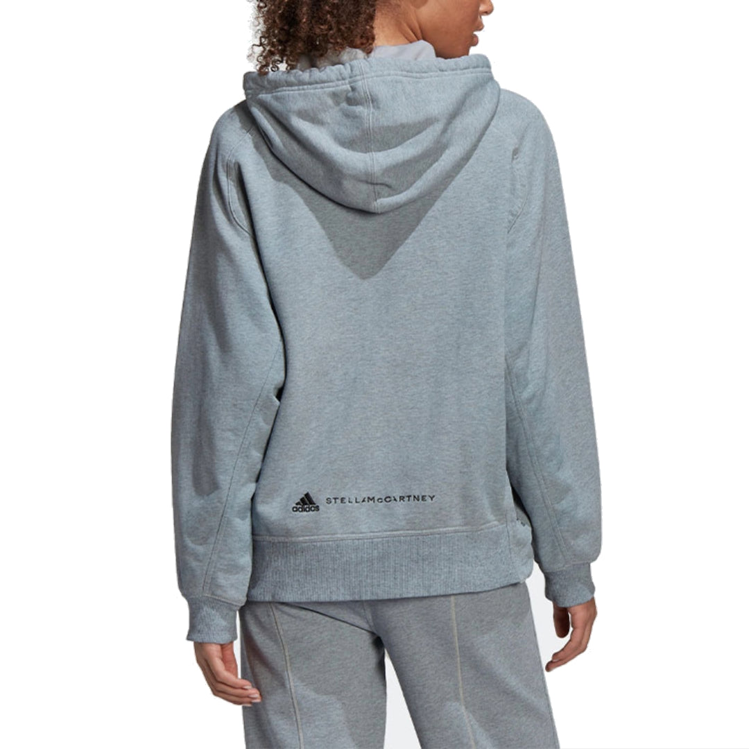 (WMNS) adidas By Stella McCartney Sportswear Fleece Jacket Asia Sizing 'Grey' HB7405