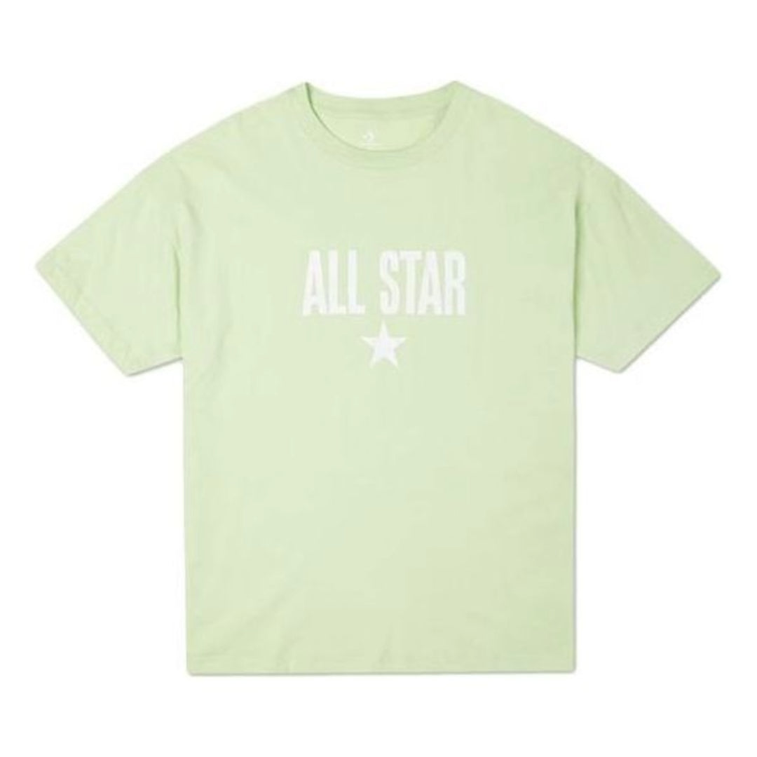 (WMNS) Converse Casual T-Shirt Asia Sizing 'Green' 10020932-A04
