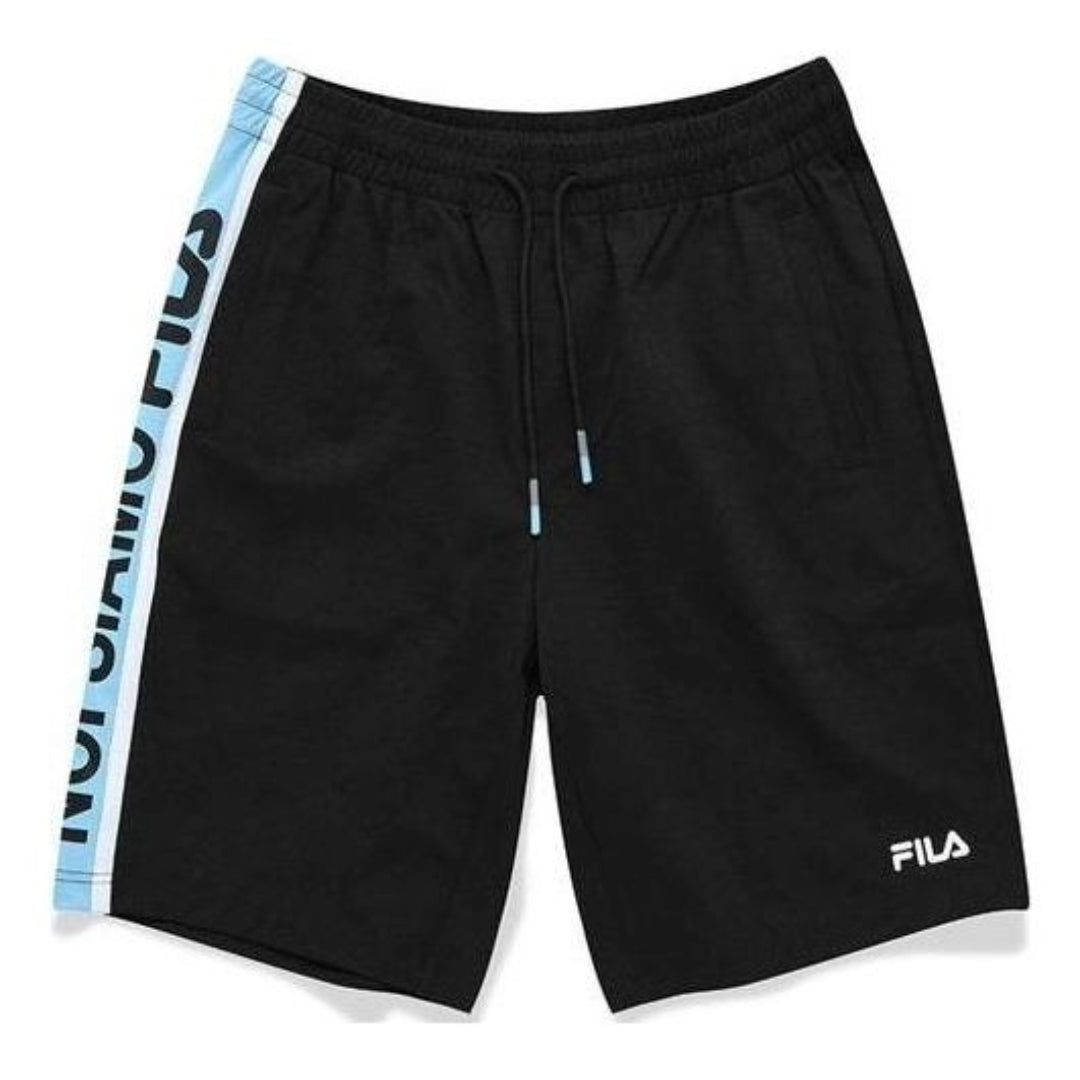 FILA FUSION Knitted Loose Fit Sports Shorts 'Black' T11M121805F-BK