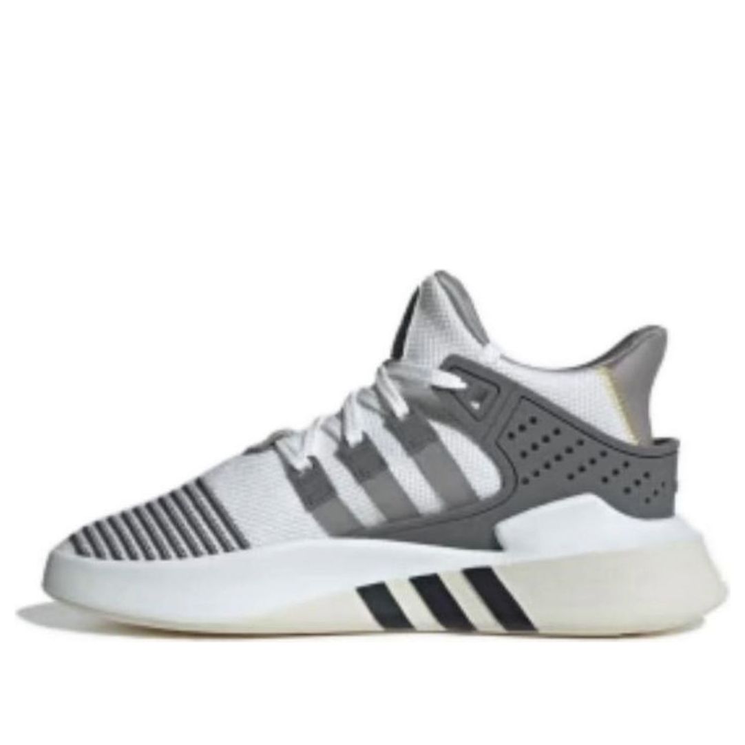 حذاء adidas Originals EQT Bask Adv باللونين الأبيض والرمادي والأسود JI4274