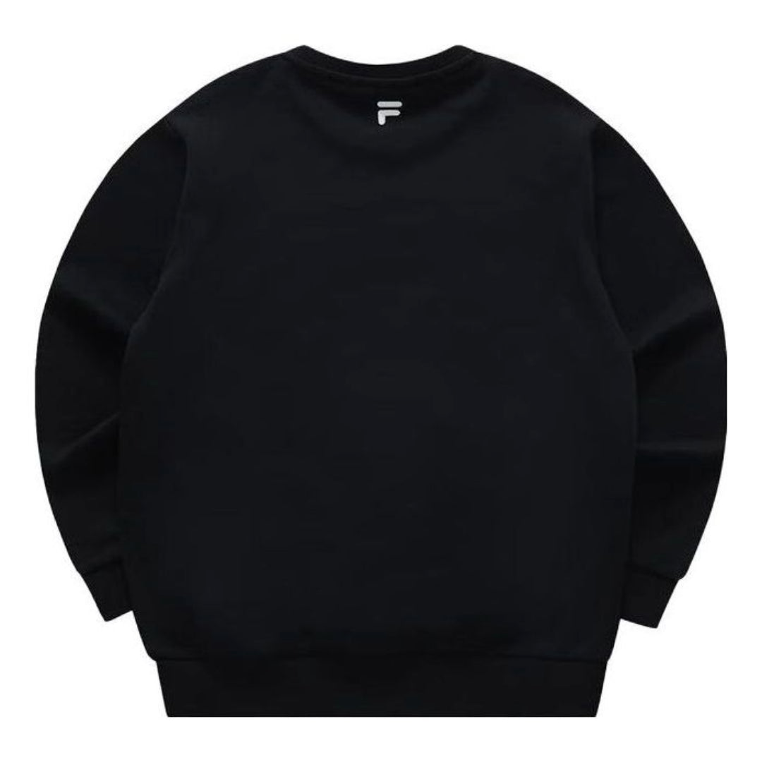 FILA FUSION Graphic Sweater 'Black White' T11M345207F-BK